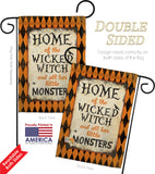 Wicked Home - Halloween Fall Vertical Impressions Decorative Flags HG112059 Made In USA