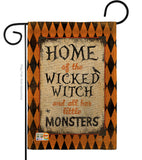 Wicked Home - Halloween Fall Vertical Impressions Decorative Flags HG112059 Made In USA