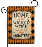 Wicked Home - Halloween Fall Vertical Impressions Decorative Flags HG112059 Made In USA