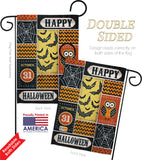 Halloween Happy - Halloween Fall Vertical Impressions Decorative Flags HG112060 Made In USA