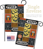 Halloween Happy - Halloween Fall Vertical Impressions Decorative Flags HG112060 Made In USA