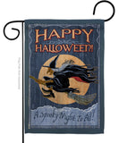 A Spooky Night To All - Halloween Fall Vertical Impressions Decorative Flags HG112063 Made In USA