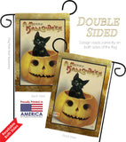 Merry Halloween - Halloween Fall Vertical Impressions Decorative Flags HG112065 Made In USA