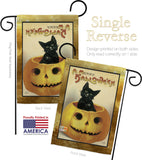 Merry Halloween - Halloween Fall Vertical Impressions Decorative Flags HG112065 Made In USA