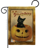 Merry Halloween - Halloween Fall Vertical Impressions Decorative Flags HG112065 Made In USA