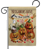 Neighbors Candy - Halloween Fall Vertical Impressions Decorative Flags HG112067 Made In USA