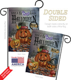 Faboolous - Halloween Fall Vertical Impressions Decorative Flags HG112068 Made In USA