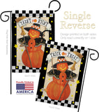 Jack-O-Lantern Witch - Halloween Fall Vertical Impressions Decorative Flags HG112070 Made In USA