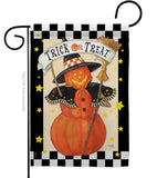 Jack-O-Lantern Witch - Halloween Fall Vertical Impressions Decorative Flags HG112070 Made In USA