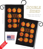 Pumpkins Boo - Halloween Fall Vertical Impressions Decorative Flags HG112071 Made In USA