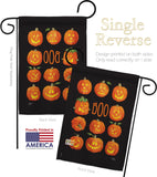 Pumpkins Boo - Halloween Fall Vertical Impressions Decorative Flags HG112071 Made In USA