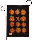 Pumpkins Boo - Halloween Fall Vertical Impressions Decorative Flags HG112071 Made In USA