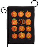 Pumpkins Boo - Halloween Fall Vertical Impressions Decorative Flags HG112071 Made In USA