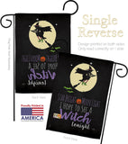 Star Bright - Halloween Fall Vertical Impressions Decorative Flags HG112073 Made In USA
