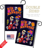 Dia de Muertos Couple - Halloween Fall Vertical Impressions Decorative Flags HG112077 Made In USA