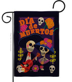 Dia de Muertos Couple - Halloween Fall Vertical Impressions Decorative Flags HG112077 Made In USA