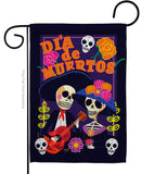 Dia de Muertos Couple - Halloween Fall Vertical Impressions Decorative Flags HG112077 Made In USA