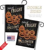 Fright on Halloween Night - Halloween Fall Vertical Impressions Decorative Flags HG112083 Made In USA