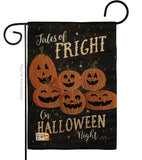 Fright on Halloween Night - Halloween Fall Vertical Impressions Decorative Flags HG112083 Made In USA