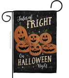 Fright on Halloween Night - Halloween Fall Vertical Impressions Decorative Flags HG112083 Made In USA
