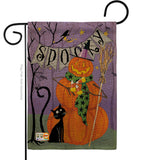 Spooky Pumpkin Men - Halloween Fall Vertical Impressions Decorative Flags HG112085 Made In USA