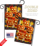 Pumpkin Patch - Halloween Fall Vertical Impressions Decorative Flags HG112089 Made In USA