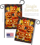 Pumpkin Patch - Halloween Fall Vertical Impressions Decorative Flags HG112089 Made In USA