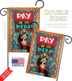 Joyful Day of Dead - Halloween Fall Vertical Impressions Decorative Flags HG112092 Made In USA