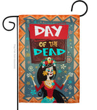 Joyful Day of Dead - Halloween Fall Vertical Impressions Decorative Flags HG112092 Made In USA