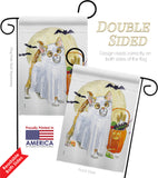 Ghost Cat - Halloween Fall Vertical Impressions Decorative Flags HG112097 Made In USA