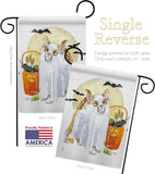 Ghost Cat - Halloween Fall Vertical Impressions Decorative Flags HG112097 Made In USA