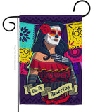 La Calavera Catrina - Halloween Fall Vertical Impressions Decorative Flags HG112102 Made In USA