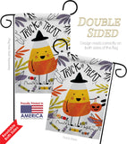 Candy Corn - Halloween Fall Vertical Impressions Decorative Flags HG112103 Made In USA