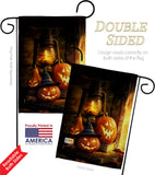 Lantern Pumpkins - Halloween Fall Vertical Impressions Decorative Flags HG112105 Made In USA