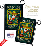 Calavera Sugar Skull - Halloween Fall Vertical Impressions Decorative Flags HG112111 Made In USA