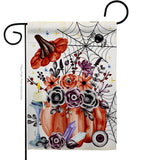 Spooky Bouquet - Halloween Fall Vertical Impressions Decorative Flags HG112116 Made In USA