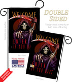 Enter If You Dare - Halloween Fall Vertical Impressions Decorative Flags HG137068 Made In USA