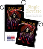 Enter If You Dare - Halloween Fall Vertical Impressions Decorative Flags HG137068 Made In USA