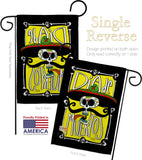 Dia de Muertos Skull - Halloween Fall Vertical Impressions Decorative Flags HG137070 Made In USA