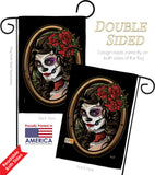 La Calavera Catrina - Halloween Fall Vertical Impressions Decorative Flags HG137086 Made In USA