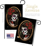 La Calavera Catrina - Halloween Fall Vertical Impressions Decorative Flags HG137086 Made In USA