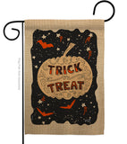 Eerie Trick Or Treat - Halloween Fall Vertical Impressions Decorative Flags HG137093 Made In USA