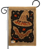 Very Scary Halloween - Halloween Fall Vertical Impressions Decorative Flags HG137094 Made In USA