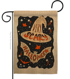 Very Scary Halloween - Halloween Fall Vertical Impressions Decorative Flags HG137094 Made In USA