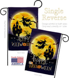 Witchy Halloween - Halloween Fall Vertical Impressions Decorative Flags HG137226 Made In USA