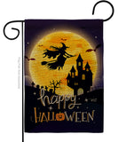 Witchy Halloween - Halloween Fall Vertical Impressions Decorative Flags HG137226 Made In USA