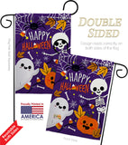 Happy Halloween - Halloween Fall Vertical Impressions Decorative Flags HG137237 Made In USA