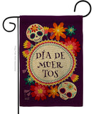 Celebrate Dia de Muertos - Halloween Fall Vertical Impressions Decorative Flags HG137249 Made In USA