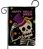 Happy Halloween - Halloween Fall Vertical Impressions Decorative Flags HG137262 Made In USA