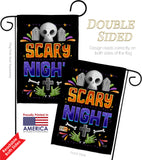 Scary Night - Halloween Fall Vertical Impressions Decorative Flags HG137296 Made In USA